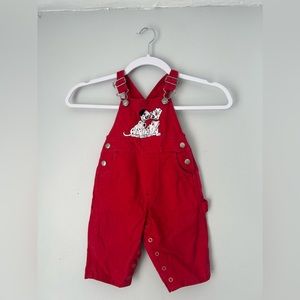 vintage Disney 101 dalmatian Overalls